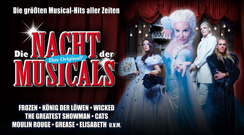 Die NACHT der MUSICALS: Tickets ab sofort erhältlich!