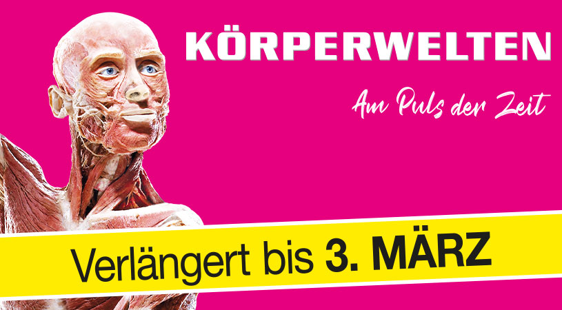 "KÖRPERWELTEN - Am Puls der Zeit" in Stuttgart wird verlängert! 