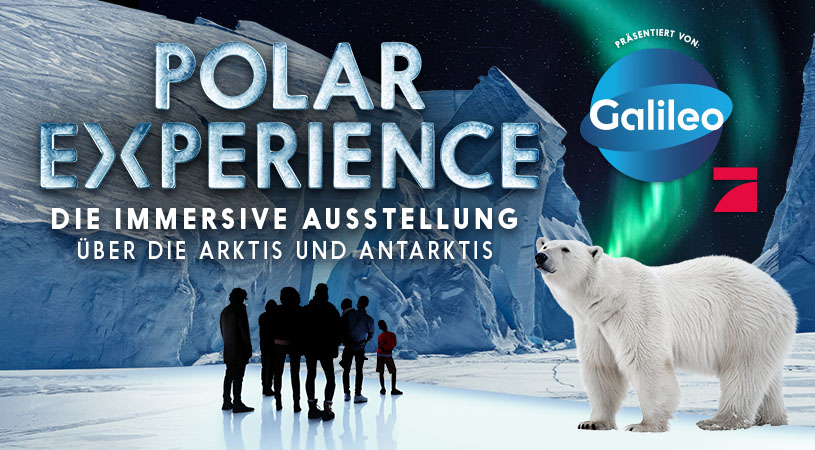 Eine immersive Reise in die Arktis und Antarktis: POLAR EXPERIENCE erstmals in Berlin!