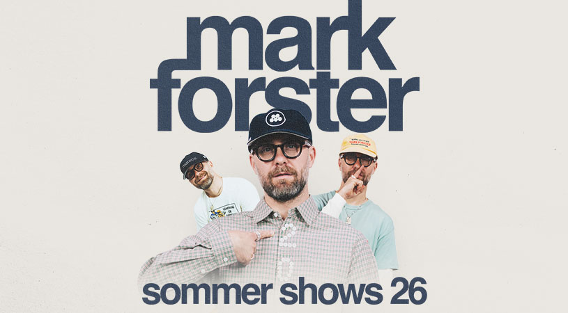 StadtSommer Kassel: Der zweite Top-Act im Line-Up ist MARK FORSTER!