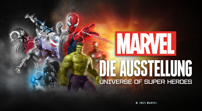 Superhelden bleiben l&auml;nger: "MARVEL - Die Ausstellung" in Ludwigsburg bis 12. April verl&auml;ngert!